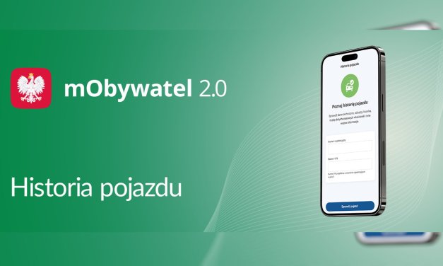 W aplikacji mObywatel pojawiła się historia pojazdu. Jest łatwa w użyciu